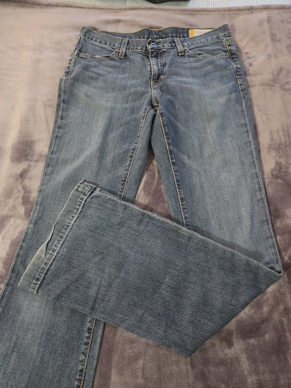 GAP Women's Light Blue Straight-Leg Jeans
